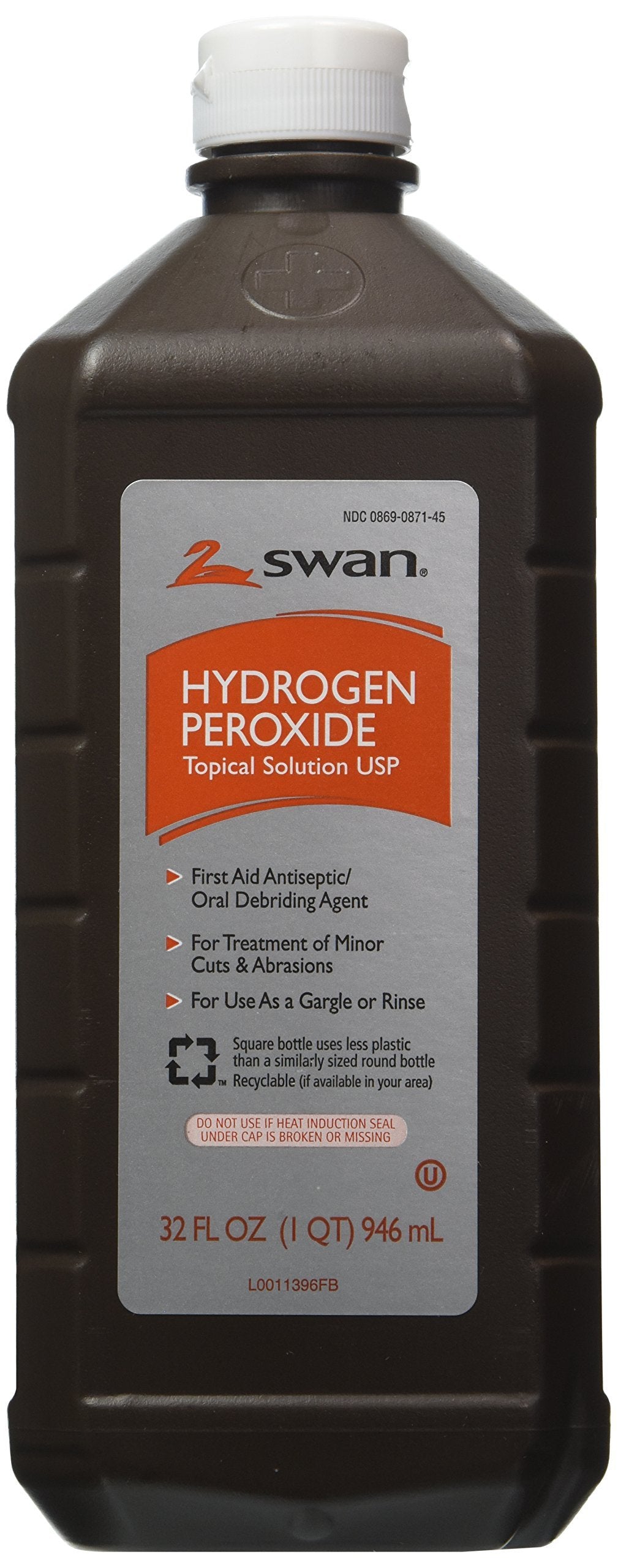 Hydrogen Peroxide Swan Topical, 32 oz., Pack of 2