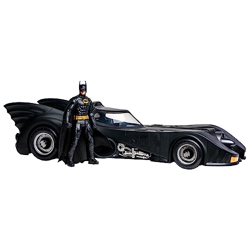 McFarlane Toys - DC Multiverse Batman & Batmobile Gold Label 2pk (1989), Gold Label, Amazon Exclusive