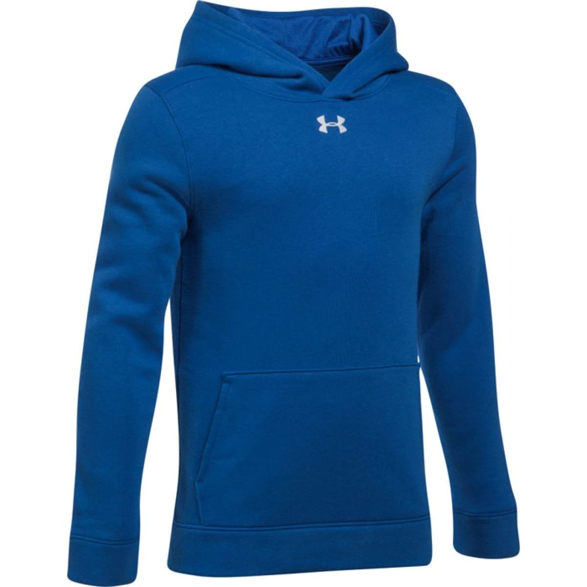 Under Armour Youth Hustle Fleece Hoody Royal | White Youth Medium