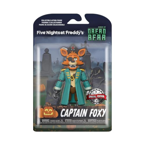 Funko Action Figure: Five Nights at Freddy's (FNAF) Dreadbear - Captain Foxy - Collectible Toy - Gift Idea - Official Merchandise