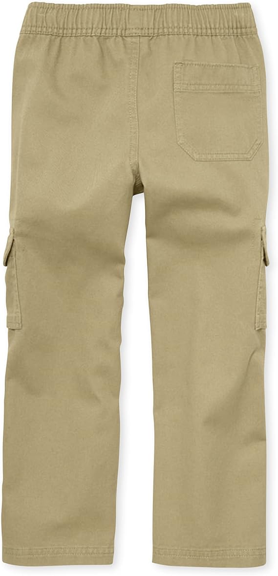 The Children's Place Boys Pull on Cargo Pants,Flax Single,10S