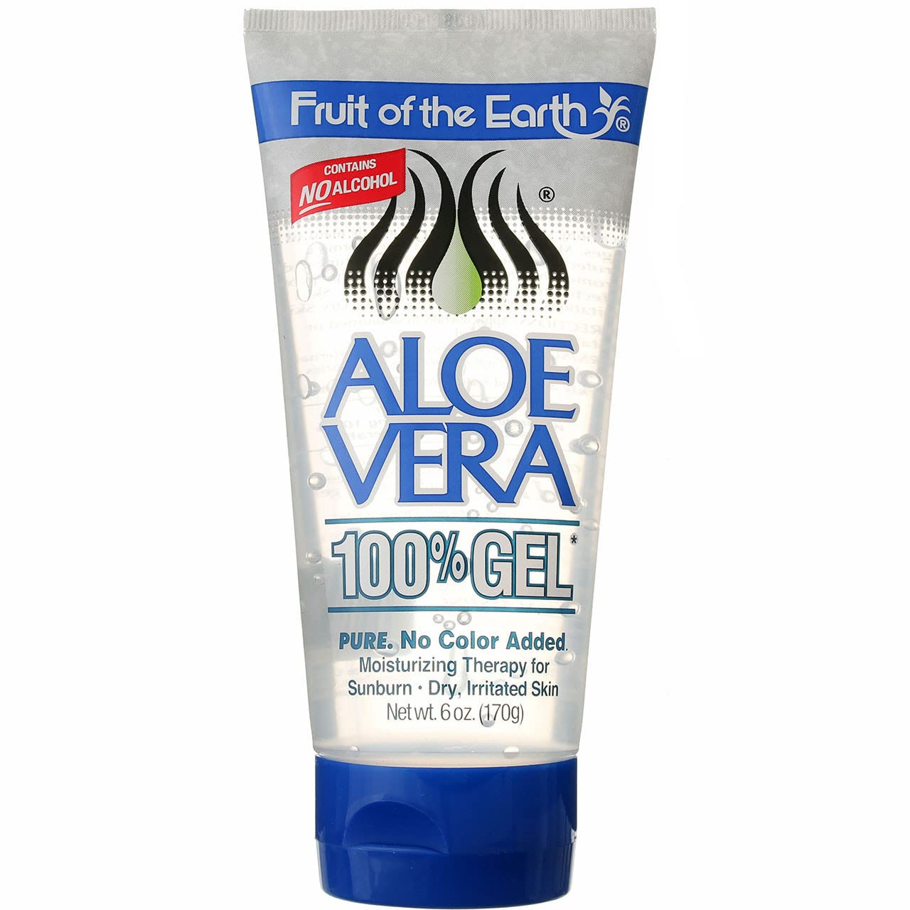 Fruit of the Earth Aloe Vera 100% Gel, 6 Ounce (Pack of 5)