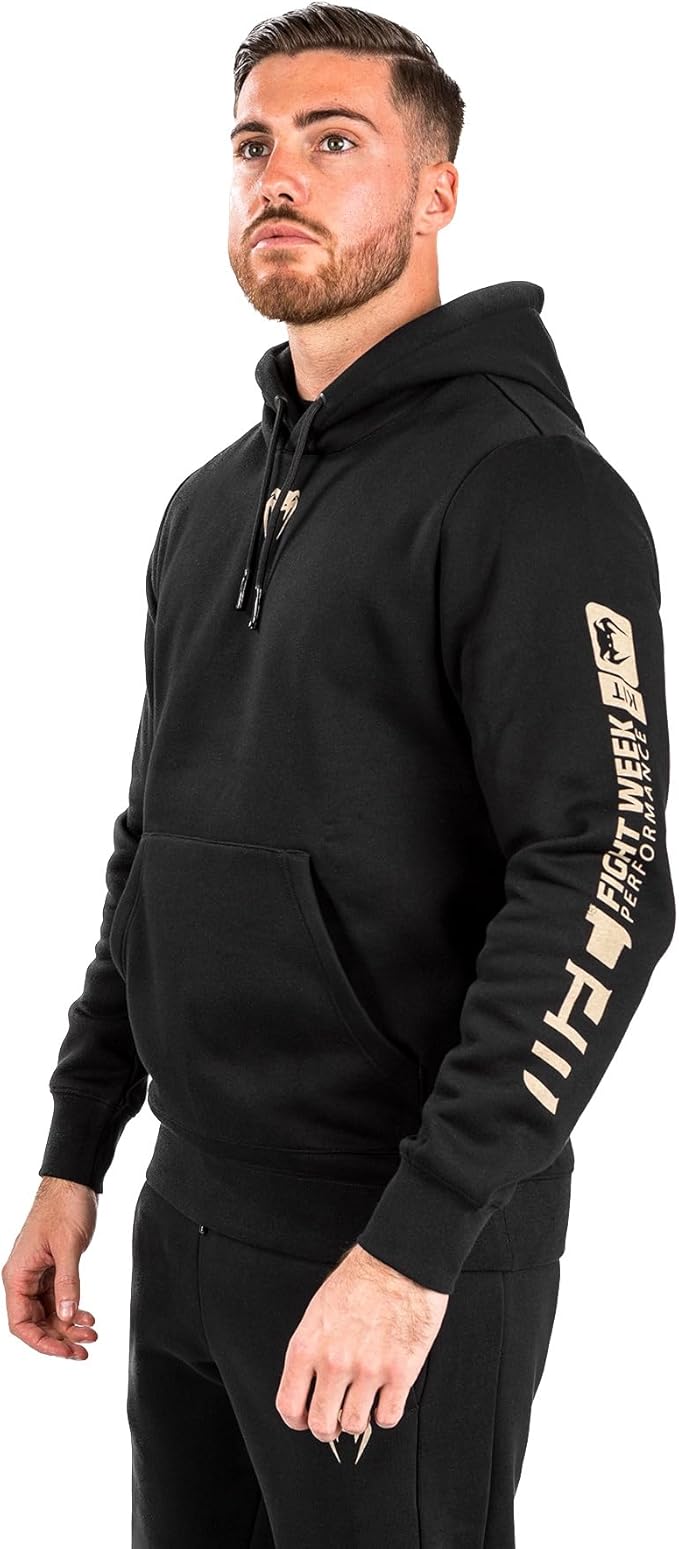 Venum Men's Standard UFC Adrenaline Fight Week Pullover Hoodie Black