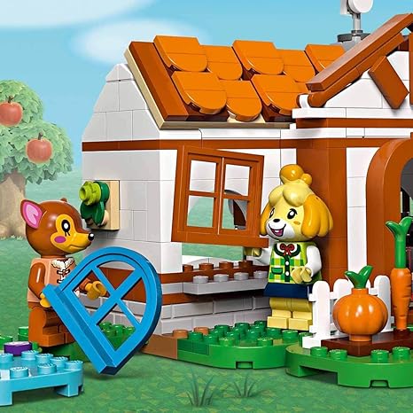 LEGO Animal Crossing Isabelle's House Visit, Buildable Creative Toy for Kids, Includes Fauna and more Animal Crossing Toy Figures, Video Game Toy, Birthday Gift for Girls and Boys Ages 6 and Up, 77049