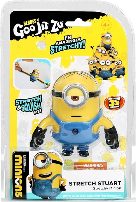 Heroes of Goo Jit Zu Stretch Stuart, Stretchy Minion Hero Pack. 5.2" Stretchy Squishy Action Figure