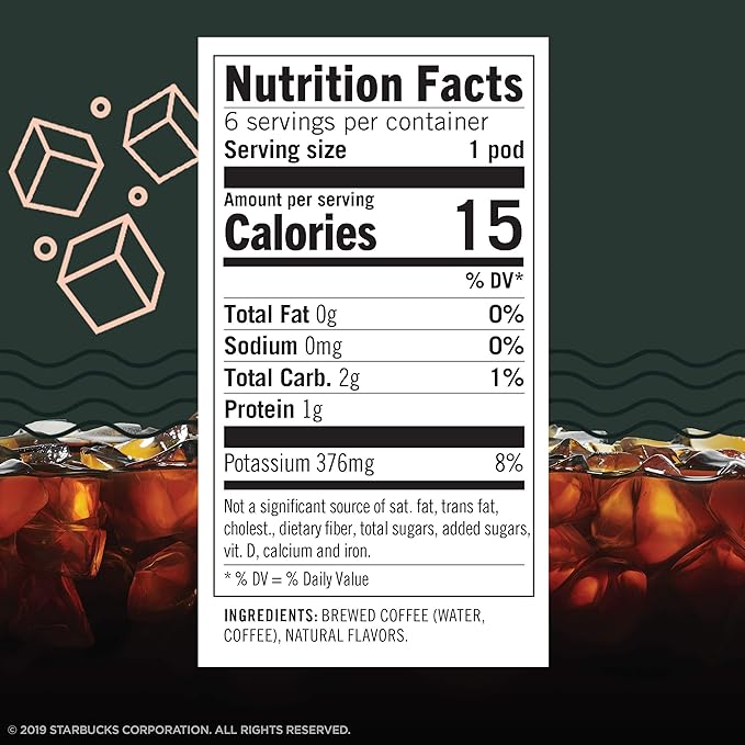 Starbucks Cold Brew Coffee, Caramel Dolce Flavored, Single-Serve Concentrate Pods, 6 boxes (36 capsules total)