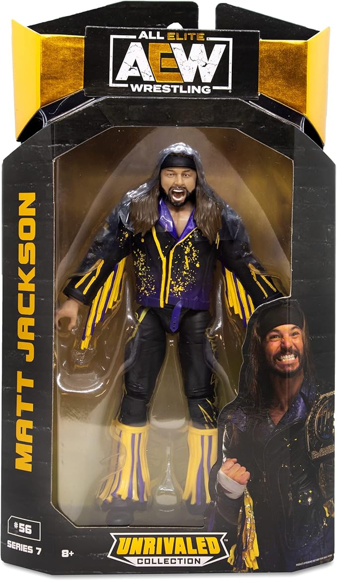 Ringside Matt Jackson - AEW Unrivaled 7 Toy Wrestling Action Figure