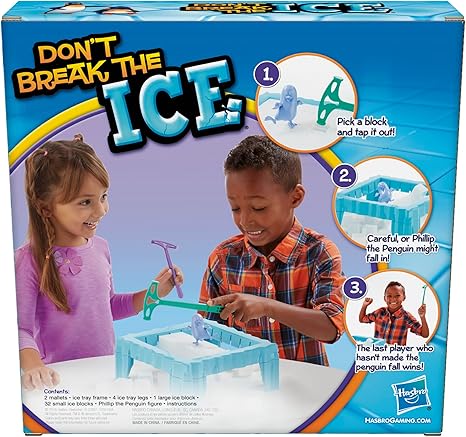 Hasbro Gaming Don't Break The Ice Preschool Game, Board Games for Kids Ages 3 and Up