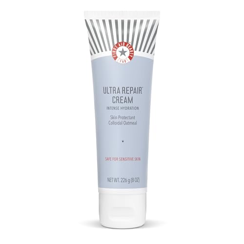 First Aid Beauty Ultra Repair Cream Intense Hydration Moisturizer for Face and Body - 8 oz.