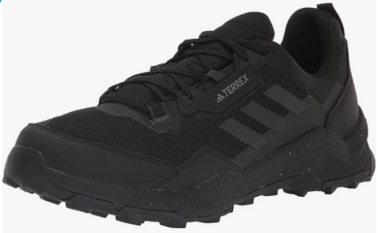 adidas Men's Terrex Ax4 Wide Hiking Sneaker, Black/Carbon/Grey, 11