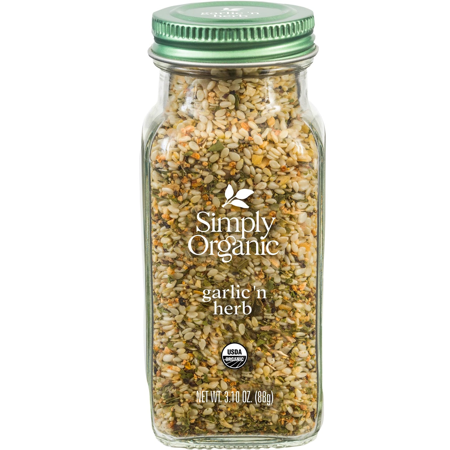 Simply Organic Garlic 'N Herb, Certified Organic | 3.1 oz | Pack of 3
