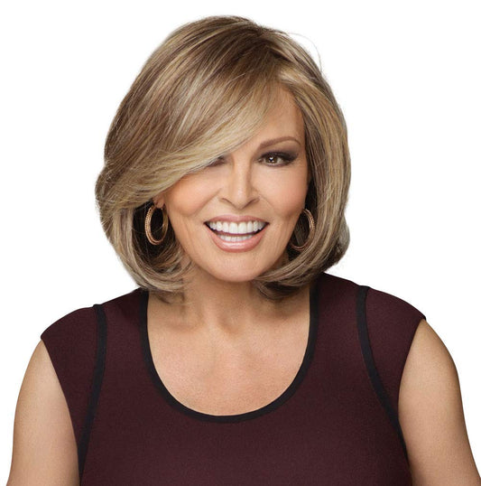 Raquel Welch Upstage Natural Looking Smooth Mid-length Wig By Hairuwear, Large Cap 23 Inch, Ss19/23, Shaded Biscuit