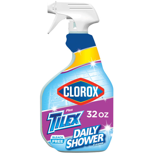 Clorox Plus Tilex Fresh Daily Shower Cleaner, 32 Ounce Spray Bottle (Package May Vary)