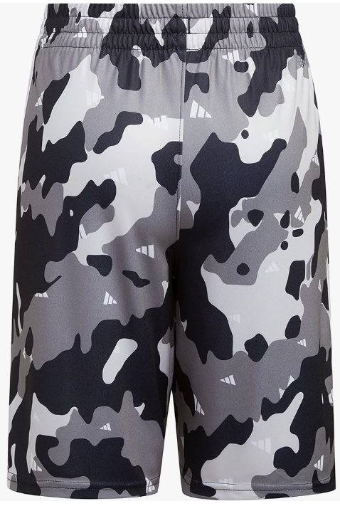 adidas boys Aeroready® Elastic Waistband Camo Shorts