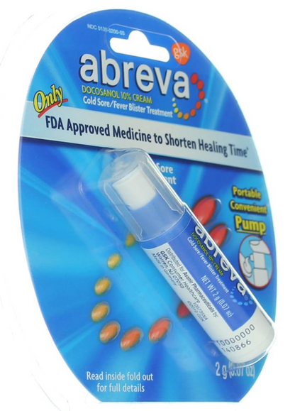 Abreva 2grm Pump Size 1ct Abreva Cold Sore Treatment