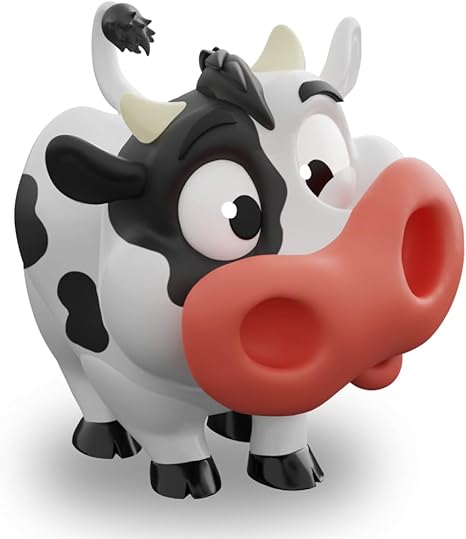 Goliath Moo Moo Achoo Game | Gather Clover Cards Before Moo Moo Sneezes Real Bubbles | 2-4 Players | Ages 4 and Up