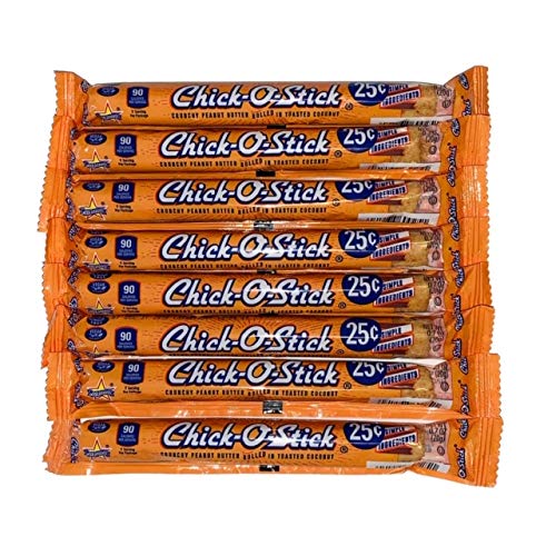 Chick O Stick Candy Bars, 8 Pack, 0.7 oz Bars