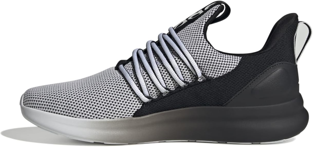 adidas Men's Lite Racer Adapt 7.0 Sneaker, White/Black/White, 11