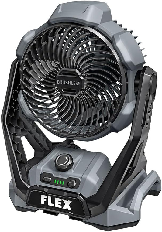 FLEX 24V Brushless Cordless 1,100 CFM Jobsite Fan Tool Only, Battery and Charger Not Included - FX5471-Z