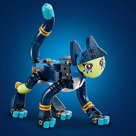 LEGO 71476 DREAMZzz Zoey und die Katzeneule Zian, Katzenpfau, 3 Minifiguren