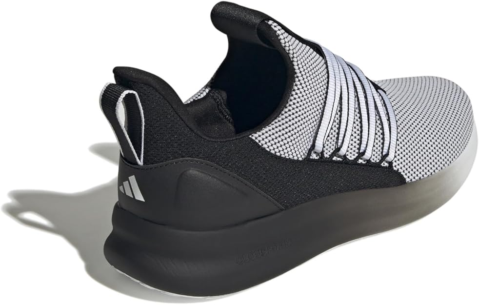 adidas Men's Lite Racer Adapt 7.0 Sneaker, White/Black/White, 11