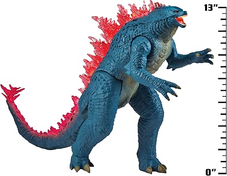Godzilla x Kong: 13" Mega Deluxe Heat Ray Misting Breath Godzilla Figure by Playmates Toys