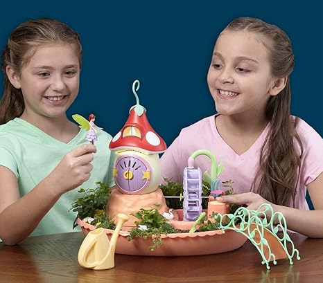 My Fairy Garden - Light Garden - Grow Your Own Garden and Play Indoors Outdoors with This Magical Mushroom House and Fairy Unicorn Playset - for Kids Ages 4 and Up