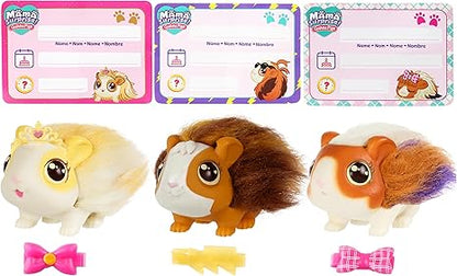 Little Live Pets - Mama Surprise | Soft, Interactive Mama Guinea Pig and her Hutch, and her 3 Surprise Babies. 20+ Sounds & Reactions. for Kids Ages 4+, Multicolor, 7.8 x 11.93 x 11.38 inches