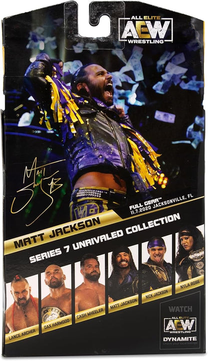 Ringside Matt Jackson - AEW Unrivaled 7 Toy Wrestling Action Figure