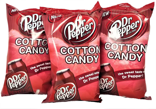 Dr. Pepper Cotton Candy 3.1oz (Pack of 3)