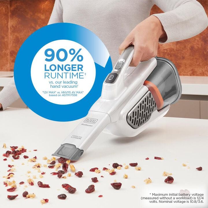 BLACK+DECKER 12V MAX AdvancedClean+ Hand Vacuum