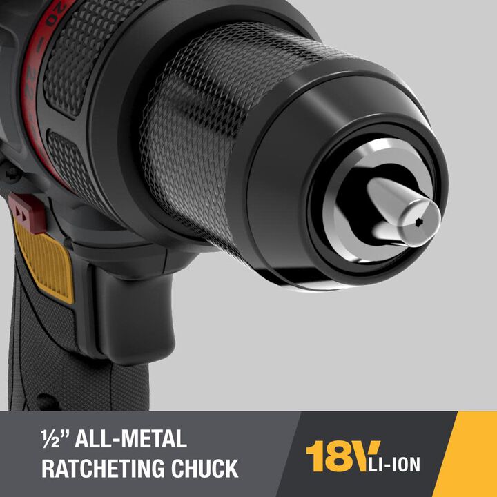 CAT 18V 1/2" Hammer Drill Kit with Graphene Battery