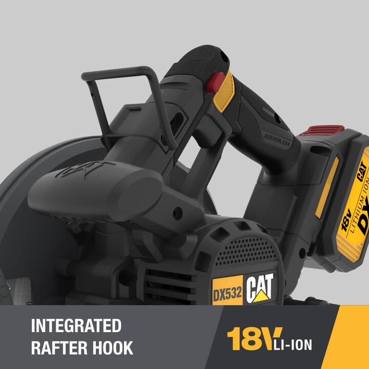 CAT 18V 7-1/4 in. Cordless Circular Saw with Brushless Motor
