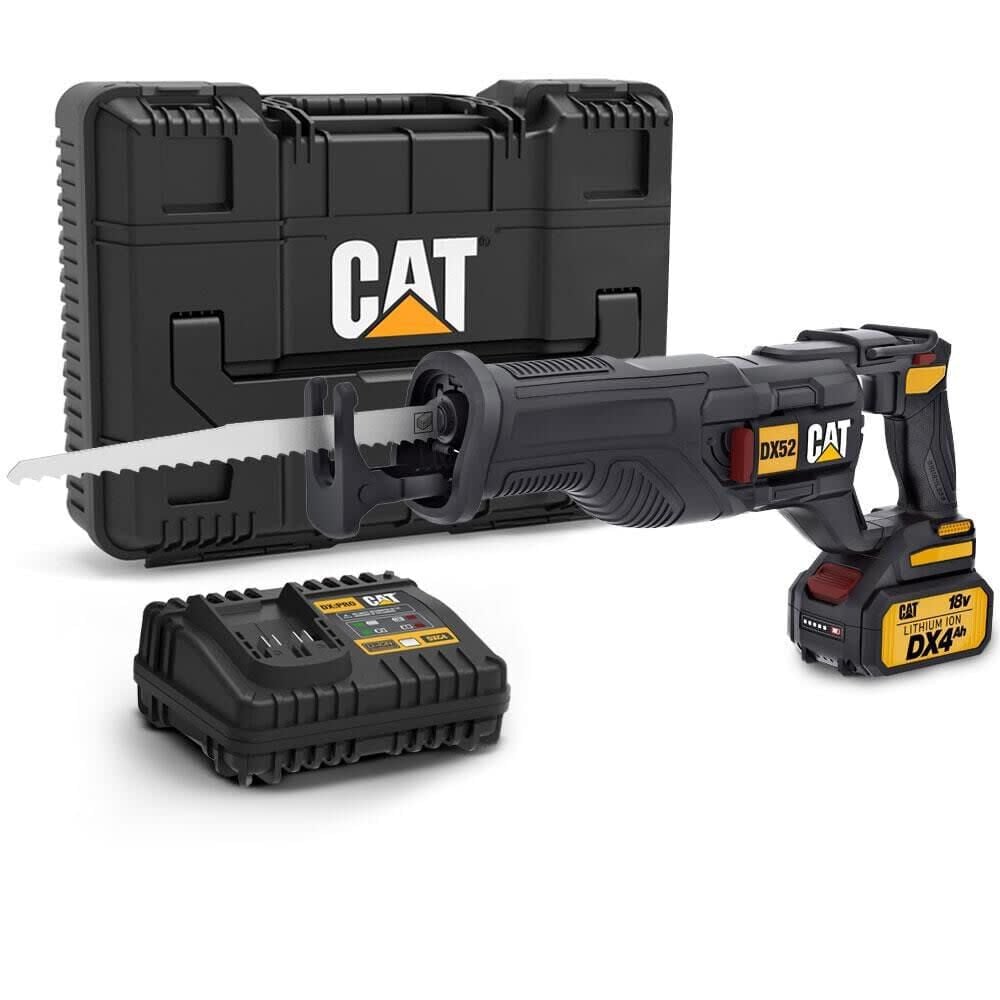 CAT 18V Brushless Reciprocating Saw Kit with 4Ah Battery