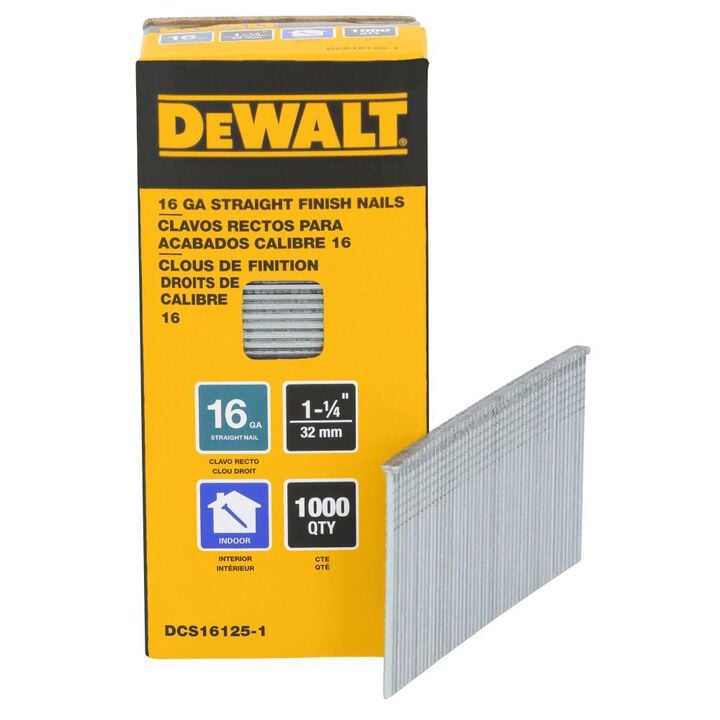 DEWALT 1-3/4 in. x 16-Gauge Finish Nails (2500-Pack)