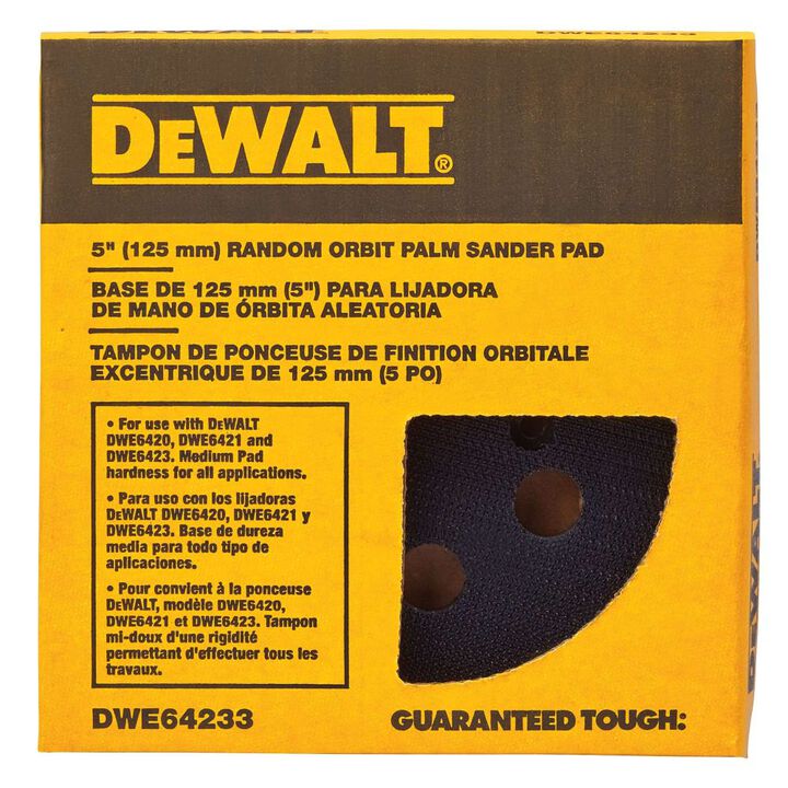 DEWALT 5" Hook & Loop Sander Replacement Pad