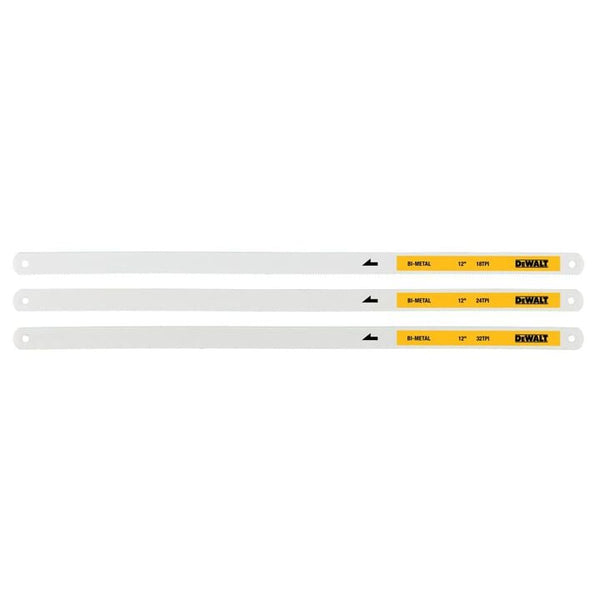 DEWALT 12 in. Hacksaw Blade Set (3-Pack)