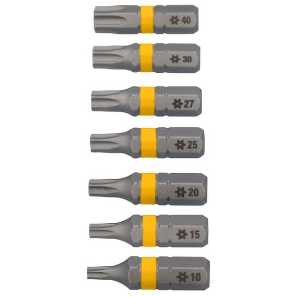 DEWALT MAXFIT 1" Security Torx Bits (7-Pack)