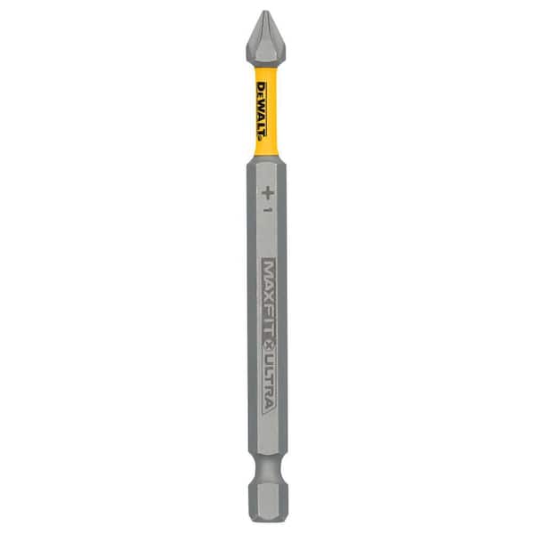 DEWALT MAXFIT ULTRA 3-1/2 in. Phillips 1 Steel Screwdriving Bit