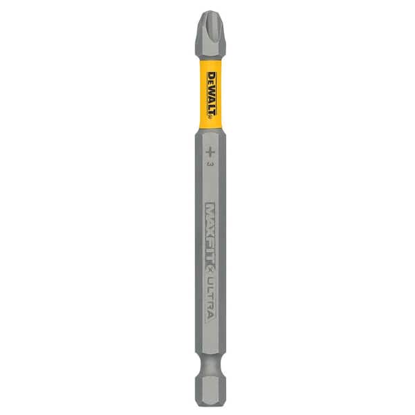 DEWALT MAXFIT ULTRA 3-1/2 in. Phillips 3 Steel Screwdriving Bit