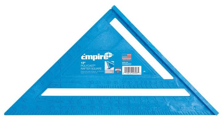 Empire 12" Polycast Rafter Square
