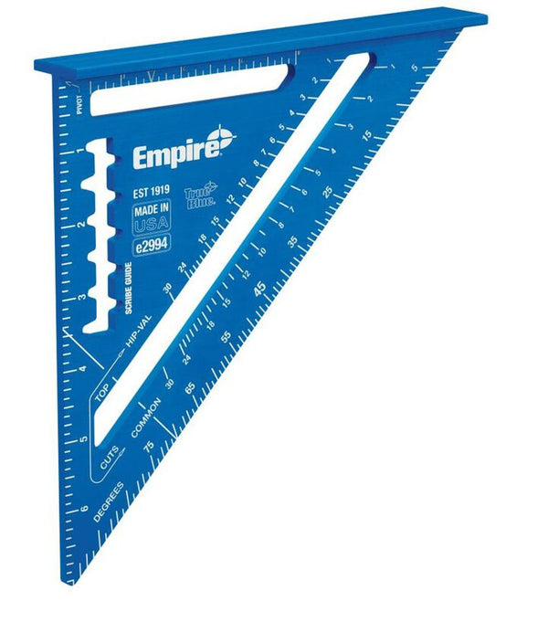 Empire 7 in. Laser Etched Aluminum Rafter Square
