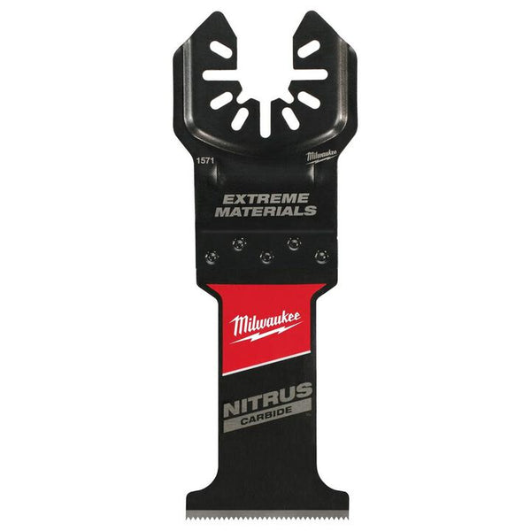 Milwaukee 1-3/8 in. Nitrus Carbide Multi-Tool Oscillating Blade for Extreme Materials (3-Pack)