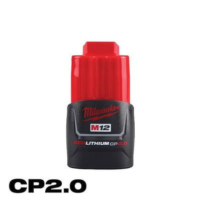 Milwaukee M12 12-Volt Lithium-Ion 2.0 Ah Compact Battery Pack