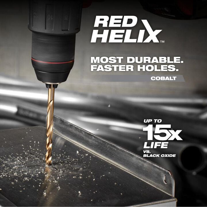 Milwaukee RED HELIX 3/8" Cobalt Drill Bit