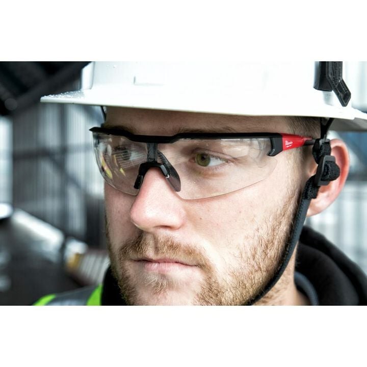 Milwaukee Clear Safety Glasses Anti-Scratch Lenses