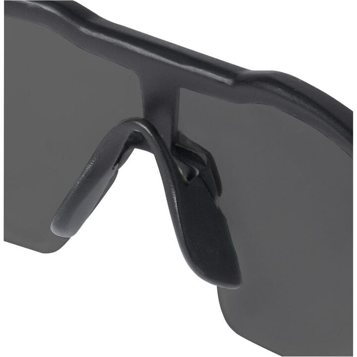 Milwaukee Safety Glasses Tinted Lens Black/Red Frame