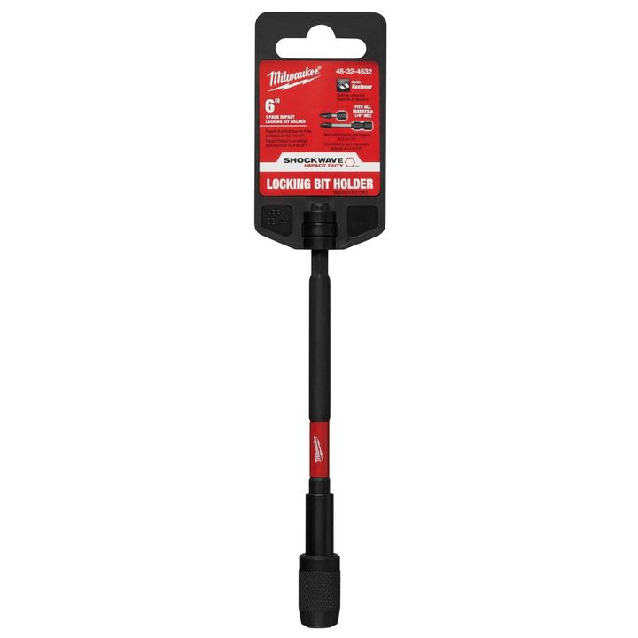Milwaukee SHOCKWAVE Impact Duty 6 in. Magnetic Locking Bit Holder