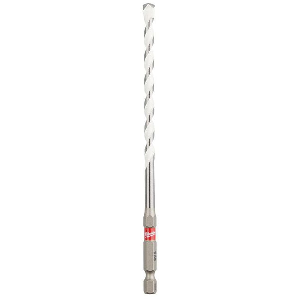 Milwaukee 1/4 in. x 4 in. x 6 in. SHOCKWAVE Carbide Multi-Material Drill Bit