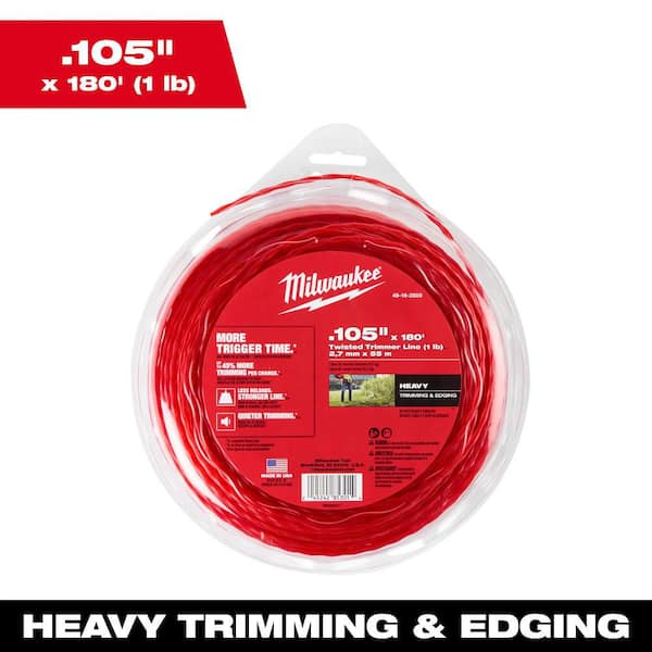 Milwaukee 0.105 in. x 180 ft. Trimmer Line